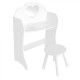 Masuta de toaleta White Star cu scaunel din lemn MDF Liberty House Toys OnlyToys