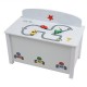 Bancuta White Star Cars 3 in 1 cu  lada de stocare din  MDF Liberty House