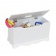 Bancuta alba White ToyBox cu lada de stocare din  MDF Liberty House