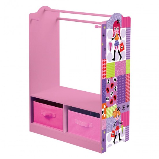 Fashion Girl Dressing cu oglinda si stocare - MDF Dress Up Liberty House