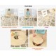 Masuta rotunda Maro Natur cu doua scaunele si spatiu de depozitare-  Round Table Kidkraft
