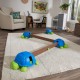 Joc de Echilibrul si Balans cu Broscute Testoase KidKraft Turtle Totter Balance Beam  Interior - Exterior