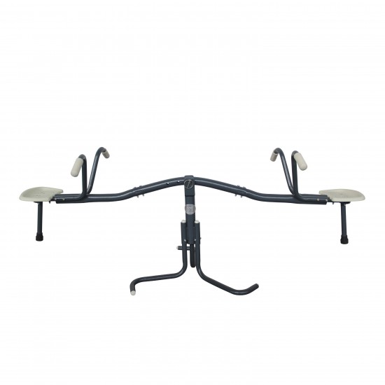 Balansoar Metalic Rotativ 360 pentru copii cu 2 locuri - Solid Robust cu celeme de fixare AXI