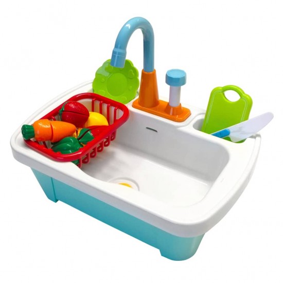 Masuta picnic cu bancute copii Dennis- Spatiu de joaca Linda pentru Gradina - Masa multifunctionala gradina din lemn cu bucatarie de joaca cu apa si nisip Axi