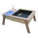 Masuta Maro copii 2 in 1- Spatiu de joaca Linda pentru Gradina - Cuite cu Nisip Chiuveta cu Apa si Umbrala Axi