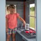 Casuta de joaca suspendata Beacon Heights PlayHouse - Complex cu tobogan Centru multifuntional din lemn Backyard Discovery