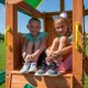 Complex Loc de Joaca SomerSET din lemn de cedru - Centru din lemn cu Tobogan si Leagane 2 nivele Playset Backyard Discovery 
