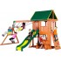 Complex Loc de Joaca SomerSET din lemn de cedru - Centru din lemn cu Tobogan si Leagane 2 nivele Playset Backyard Discovery 