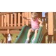 Complex Loc de Joaca din cedru WoodRidge ELITE - Centru outdoor cu tunel suspendat si  tobogan si 3 nivele - Backyard Discovery