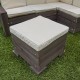 Mobilier Modular Gradina pentru Copii - Canapea Coltar Fotoliu sectional cu Umbrela Bej Kidkraft