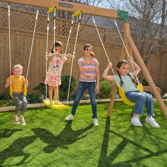 Complex Loc de Joaca Hideaway- Ansamblu Centru multifuntional din lemn de cedru Kidkraft Complex Loc de Joaca Hideaway- Ansamblu Centru multifuntional din lemn de cedru Kidkraft