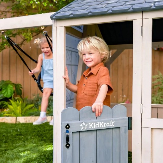 Casuta de Joaca 2 in 1 cu leagan tip Cuib Savannah Play KidKraft 