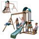 Complex de joaca copii Wilderness - Centru multifuntional din lemn Kidkraft