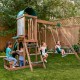 Complex de joaca copii Wilderness - Centru multifuntional din lemn Kidkraft