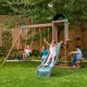 Complex de joaca copii Wilderness - Centru multifuntional din lemn Kidkraft