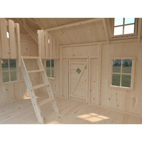 Casuta de Joaca Maria PlayHouse 6.9 m2 - Casa etajata pe 2 nivele pentru copii Marie Palmako