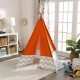 Cort mare copii Kidkraft Portocaliu stil indian - DELUXE PLAY TEEPEE - Orange