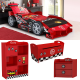 Set F1 Car - 4 piese v2 (pat, noptiera, biblioteca, bancuta lada)