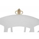 Pat Caleasca Royal Princess Carriage ALB - Pat din lemn MDF in forma de trasura  Plastiko