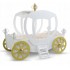 Pat Caleasca Royal Princess Carriage ALB - Pat din lemn MDF in forma de trasura  Plastiko