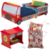 Set Fire Truck -3 piese (pat masina de pompier, lenjerie si noptiera)