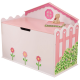 Bancuta cu lada de stocare jucarii Dollhouse