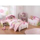 Bancuta cu lada de stocare jucarii Dollhouse