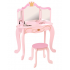 Masuta de toaleta Royal Princess cu oglinda cu scaun DollHouse Kidkraft Luxury
