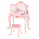 Masuta de toaleta Royal Princess cu oglinda cu scaun DollHouse Kidkraft Luxury