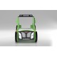 Pat AGRO pentru copii Tractor Farmer cu LED-uri din lemn MDF - Pat Verde in forma de masina cu saltea inclusa