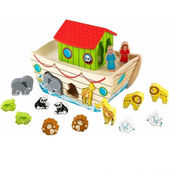 Jucarie educativa de sortat cuburi Arca lui Noe Kidkraft