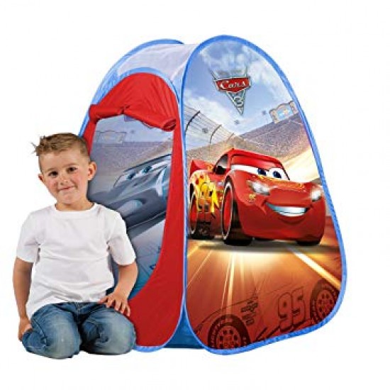 Cort de joaca cu LED-uri pentru copii Cars - Pop Up John Disney