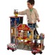 Statie de Pompieri - Deluxe Fire Rescue Station Kidkraft- Centru de joaca din lemn cu masinute de pompieri