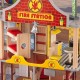 Statie de Pompieri - Deluxe Fire Rescue Station Kidkraft- Centru de joaca din lemn cu masinute de pompieri
