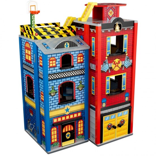 Centru de activitati multifunctional Eroii zilelor noastre - Set de joaca copii  Everyday Heroes KidKraft