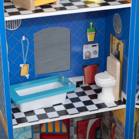 Centru de activitati multifunctional Eroii zilelor noastre - Set de joaca copii  Everyday Heroes KidKraft