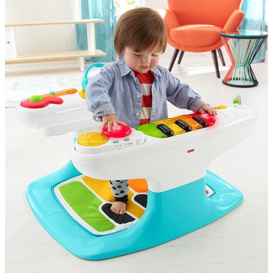 Centru activitati Fisher-Price 4 in 1-  Step Piano Play cu salteluta OnlyToys