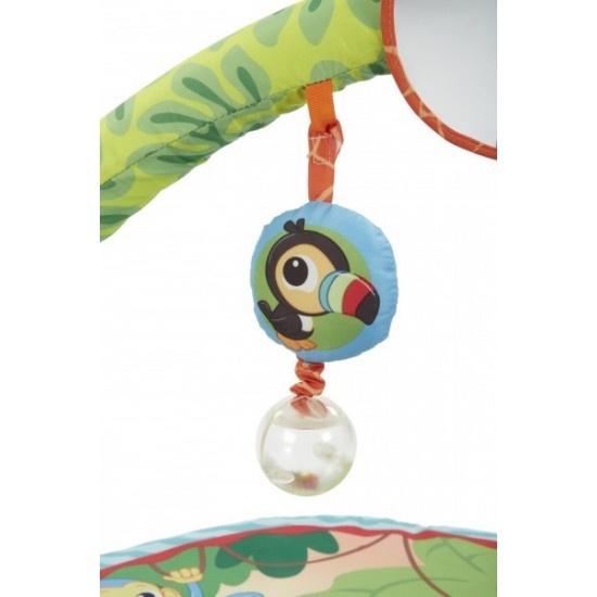 Centru de joaca misca si canta -Salteluta de joaca Little Tikes Sway cu 9 melodii si bara cu jucarii balansabila automat 