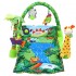 Centru de joaca 3 in 1 Salteluta Rain Forest Zoo - Musical Baby Activity play gym