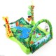 Centru de joaca 3 in 1 Salteluta Rain Forest Zoo - Musical Baby Activity play gym