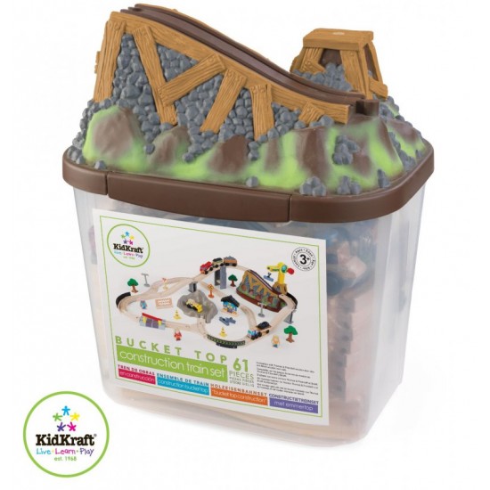 Set Trenulete Bucket Top Construction Train Kidkraft