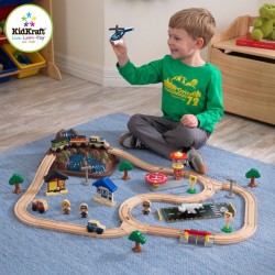 Set Trenulete Bucket Top Mountain  Train Kidkraft