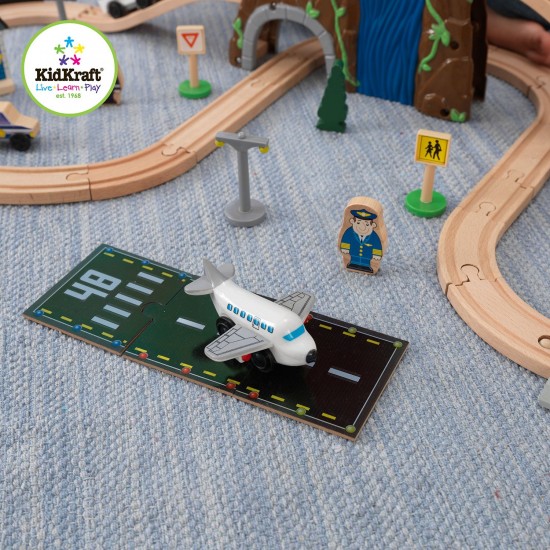 Set trenulet din lemn Euro Express Kidkraft