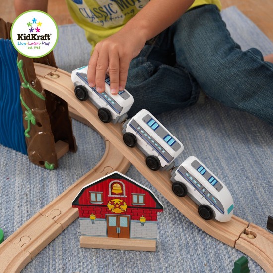 Set trenulet din lemn Euro Express Kidkraft