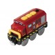 Locomotiva cu baterie Diesel electrica de Pompieri - Fire Dept cu sunete si lumini