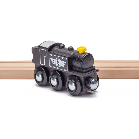 Locomotiva cu aburi  Neagra cu Carbuni - Black Steam Locomotive - Maxim 50816  Rail Road 