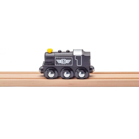 Locomotiva cu aburi  Neagra cu Carbuni - Black Steam Locomotive - Maxim 50816  Rail Road 