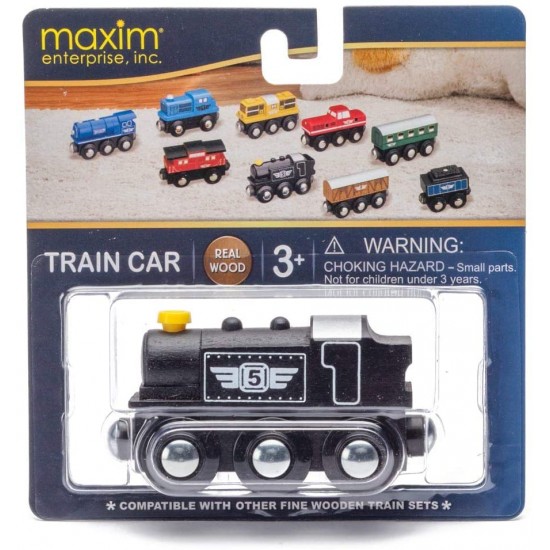 Locomotiva cu aburi  Neagra cu Carbuni - Black Steam Locomotive - Maxim 50816  Rail Road 