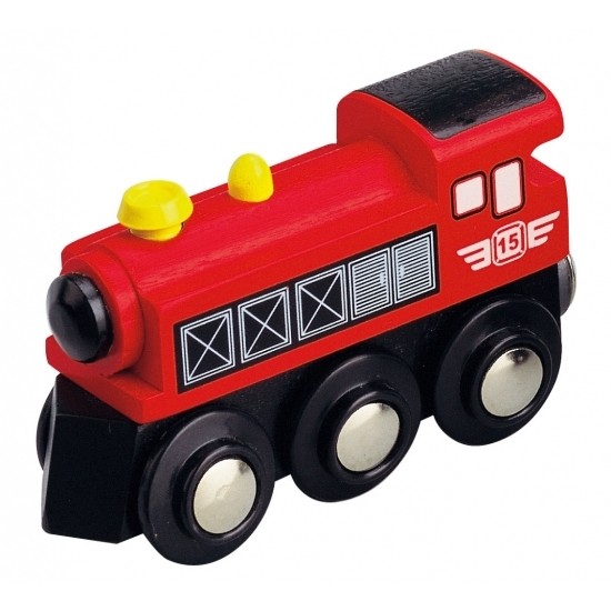 Locomotiva cu abur rosie Red Steam Engine - Maxim Enterprise 50399 Rail Road
