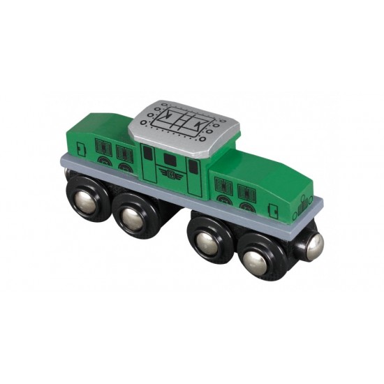 Locomotiva cu Pantograf Verde Crocodile  Maxim Enterprise 50504 Rail Road